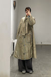 MUTEDANCE long tie jacket MD23FW61 olive PM107